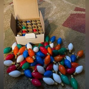 Upcycle 95 C7 LED Bulbs For Craft Hobby Christmas Holiday Decor Non-working